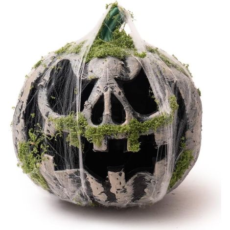pour décor Citrouille Halloween avec pour mousse 22cm Décoration Citrouille Halloween Lumineuse avec pour mousse, 22cm, Ornement de Table Effrayant pour Fête (1/5)