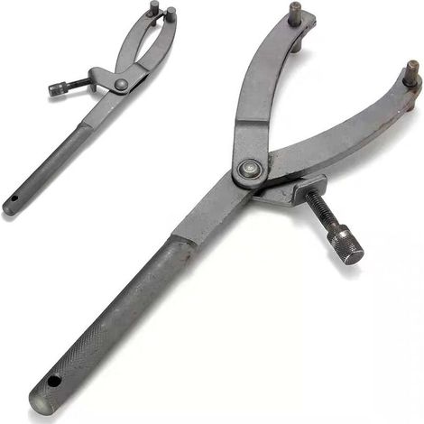 (1pcs )Clé d'embrayage du Volant Universelle, Outil Clé à Volant de Type Y, Outil de Maintien d'embrayage, Clé de Poulie de Moto pour Pocket Bike Moto (1/5)