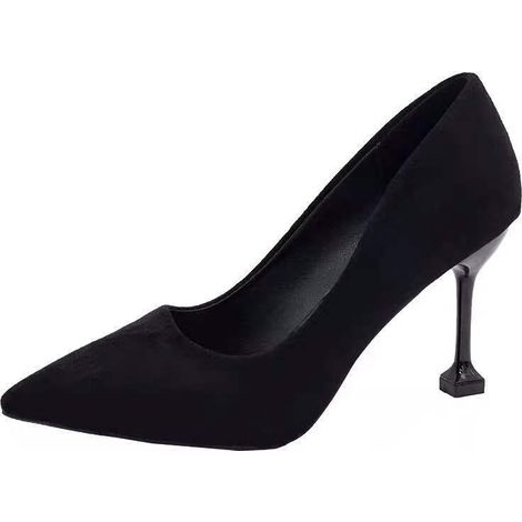 Chaussures à talons hauts femme chaussures simples femme 2025 printemps et automne nouveau talon fin pointu chat coréen avec des chaussures pour femmes cent chaussures de travail professionnelles (1/4)