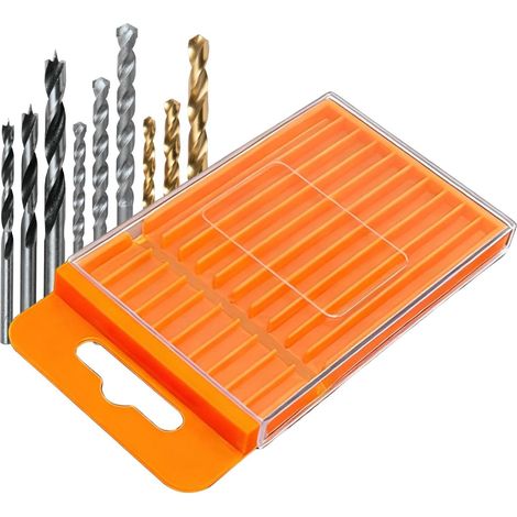 Boîte de Rangement pour Embouts Range-outils extractible portable Rangement pour Petites Pièces pour atelier, bricolage, visserie, taraud, petites pièces (1/5)