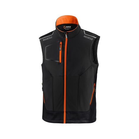 SPARCO GILET ILLINOIS BLACK ORANGE TG XS- 1,0 pz