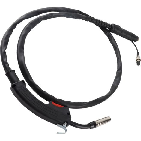 Torche à souder MIG compatible MIG130 2m 160A-200A pour fils 0.8-1.2mm pistolet soudure flexible ABS cuivre silicone (1/5)