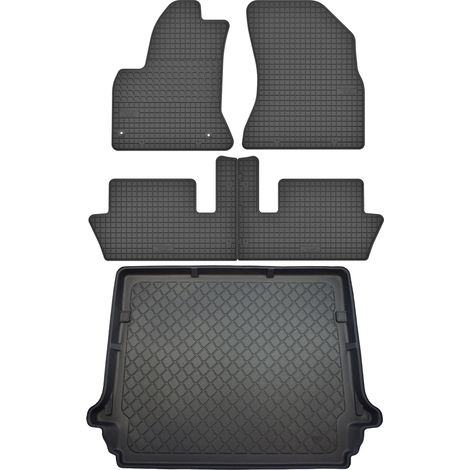 Citroën C4 Grand Picasso I VAN de 10/2006 a 08/2013 SET - Alfombrillas de goma para coche + alfombrilla para maletero (1/5)