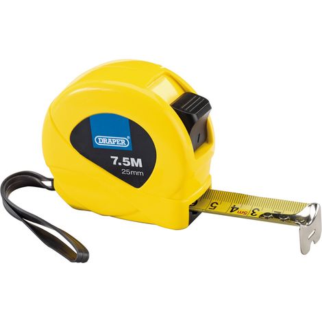 Draper High-Visibility Measuring Tape (7.5 meters / 25 feet) Model 82440 (1/2)