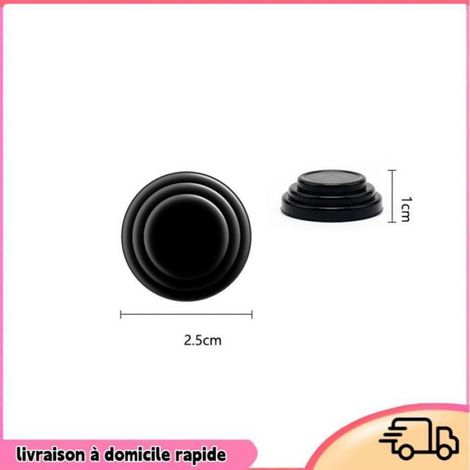 Joint Amortisseur Porte Voiture - Silicone - Pour Coffre Et Capot - Diamètre 2,5 Cm - Épaisseur 1 Cm - Lot De 1 (1/5)