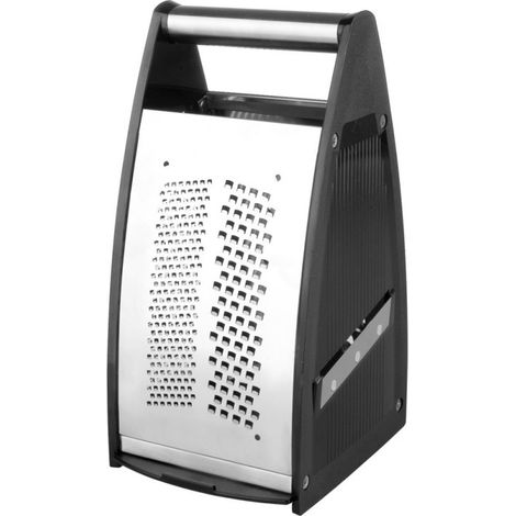Rallador de Alimentos Manual Rallador con 4 Caras para Cortes Variados Facil de limpiar Ideal para Todo Tipo de Aliementos (1/5)