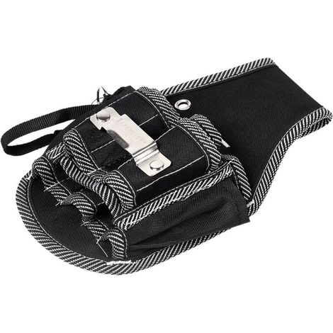 Ceinture porte-outils 9 en 1 en nylon avec support pour tournevis et trousse utilitaire, sacoche pour électricien, sacoche de taille (1/5)
