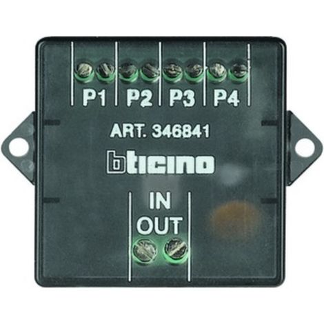 Bticino 2-DRAHT VIDEO-ETAGENVERT. 4-F. (346841)
