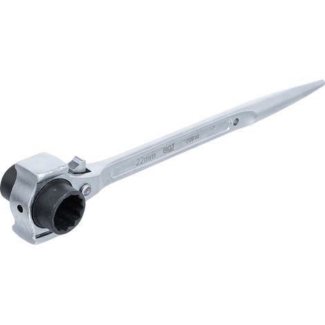 BGS Llave de carraca para andamios 3 en 1 SW 19 x 22 mm - 70910 (1/4)