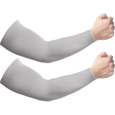 Lot de 2 paires de manchons rafraîchissants de protection solaire UV pour hommes et femmes, protection UPF 50 (1/5)