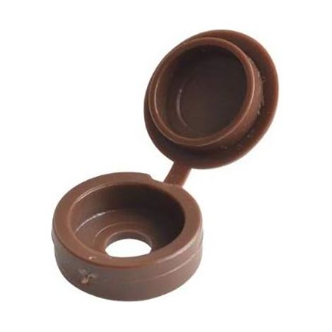 Sacchetto da 100 tappi a vite in plastica marrone a-371-8 (1/2)