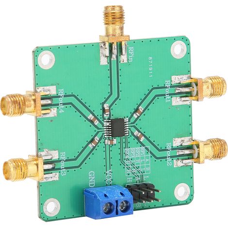 Module de commutation unipolaire à 4 positions pour alimentations électriques industrielles RF 5 V CC 10-3500 MHz (1/5)