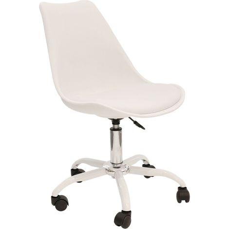 Chaise de bureau à roulettes hauteur réglable KIRUNA (1/4)