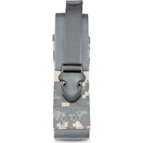 MOLLE System Multi-functional Flashlight Pouch/Storage Bag for Outdoor Hiking, Trekking, and Camping - ACU Camouflage - (1/4)