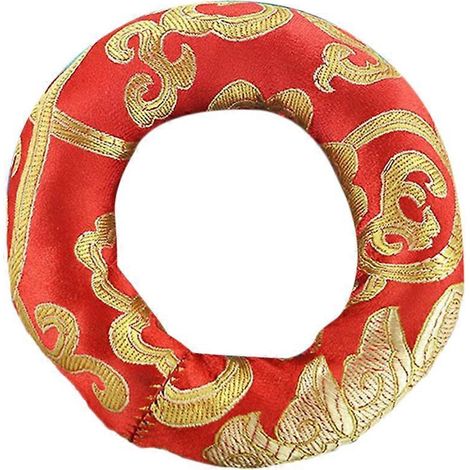 Coussin de bain, bol de méditation, bol de yoga, tapis de bol sonore bouddhiste, bol de prière tibétain-10X10X2.5CM-Random Color 10