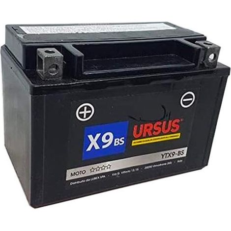 BATTERIA MOTO 8Ah URSUS X9 (150x87x105h) YTX9-BS