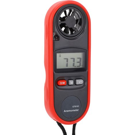 Anémomètre à main sans fil extérieur HVAC numérique mesureur de vitesse du vent thermomètre hygromètre pour cerf-volant surf (1/5)