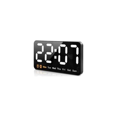 Große digitale LED-Wanduhr mit 3 einstellbaren Helligkeitsstufen