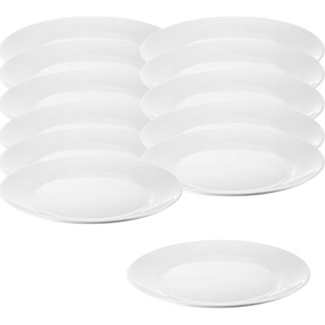 Ikea flache Speiseteller 25 cm, 12er-Set
