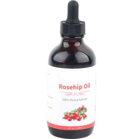 Huile de massage à la rose musquée 118ml – Huile essentielle hydratante pour le corps, soin SPA et aromathérapie (1/5)