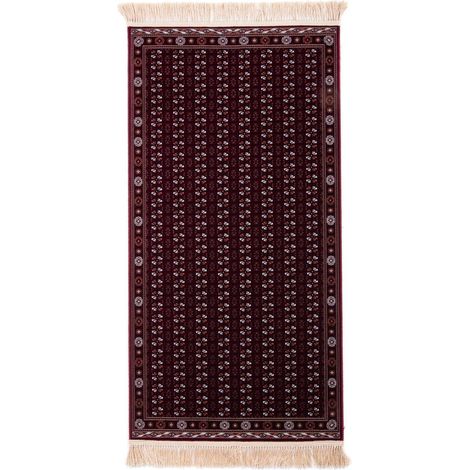 Tapis persan Afghan Mauri - 300x100cm, Rectangular - 100% Acrylique - Tissé - Rouge foncé (1/5)