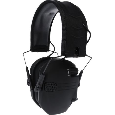 Casque Anti-bruit Actif - Protection Auditive Électronique - Amplification Sonore Directionnelle - Pliable - Pour Tir et Chasse - 1 Pièce (1/5)
