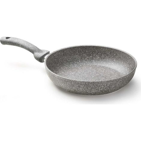 Padella Antiaderente Effetto Pietra Cuore di Pietra 24 cm Accademia Mugnano (1/5)