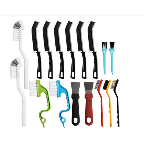 Kit Brosses Nettoyage Joints Carrelage 17 Pièces (1/4)