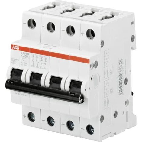 DISJONCTEUR DC (S204MUC) 4P 10KA 440VDC K-63A 2CDS274061R0607 ABB 381452