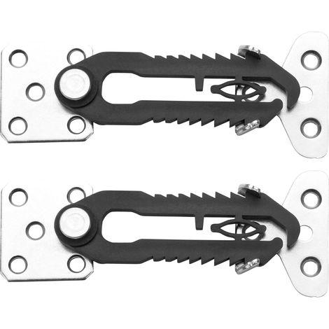 SOTECH Möbelverbinder für Polstermöbel, Sofa-, Bett-, Tisch-Verbinder Rastverbindung 33 - 82 mm, 2er Set
