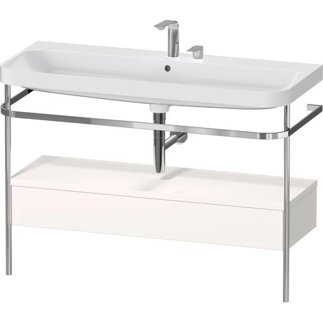 Duravit Happy D.2 Plus c-shaped Set avec console métallique et