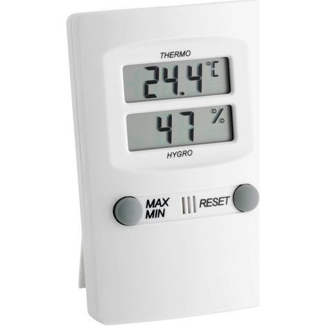 Thermo-hygromètre TFA Dostmann 30.5000.02 blanc S85116 (1/3)