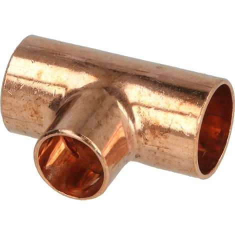 Raccord à braser cuivre té réduit 18 x 14 x 18 mm