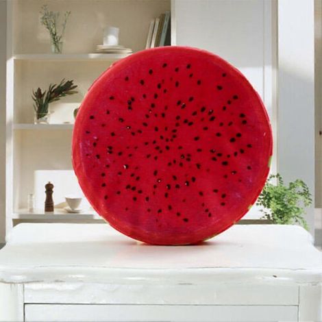 Housse de coussin pour chaise de jardin, motif rond en forme de fruit, dragon.