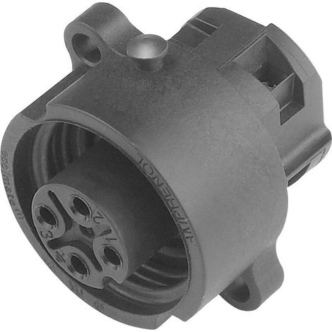 Amphenol C016 10G006 000 12 Rundstecker Buchse, Einbau Gesamtpolzahl: 6 + PE Serie (Rundsteckverbind