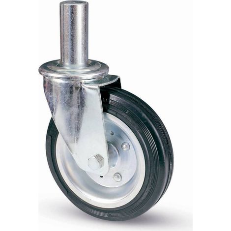 RUOTA PONTEGGI INNOC D 200 MM GOMMA 80/BI POR 250 KG