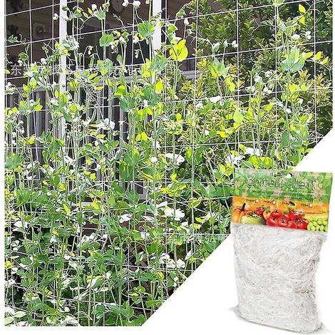 (1,67m X 5 M)filet Pour Plantes Grimpantes, Grande Maille Filet Tuteur, Grimpante En Polyethylene Filet De Treillis, Pourtomates, Raisins, Concomb (1/5)