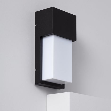 Applique da Parete per Esterni Alluminio Etnea Nero