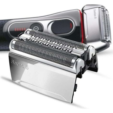 Ersatzscherkopf für Braun S5 Serie 5 Rasierer (Scherfolie und Scherkopf), kompatibel mit den Modellen 5190cc, 5020, 5030, 5040, 5050, 5070 und 5090. (1/5)