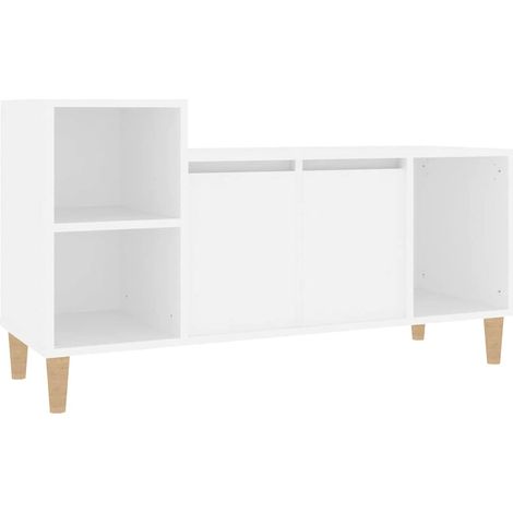 Mueble para TV madera contrachapada blanco 100x35x55 cm vidaXL (1/5)