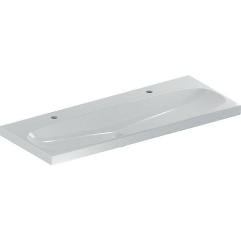Lavabo Geberit Acanto, 2 agujeros izquierda/derecha, sin (1/4)