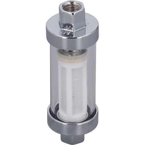 Filtre à carburant universel avec raccords 3/8 po, 1/4 po et 5/16 po et 6 connecteurs de remplacement pour 9706 (1/5)