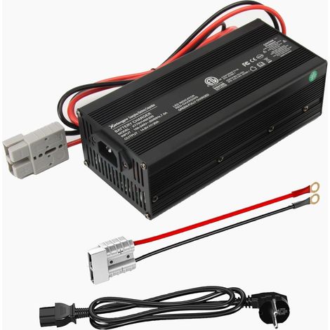 Chargeur LiFePO4 14,6V 20A Spécial pour au Lithium Fer Phosphate 12V Chargeur de Batterie Intelligent pour LFP Batterie 12,8V avec 7 Fonctions de Protection, Charge Rapide (1/5)