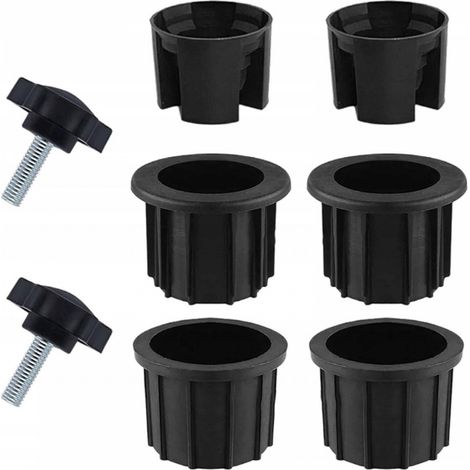 pièces - Pieds de parasol - Adaptateurs pour pieds de parasol - 32, 38, 48 mm - Pièces de rechange pour Parasols - Vis à main - Convient aux tables et Chaises de patio, balcons et terrasses. (1/5)