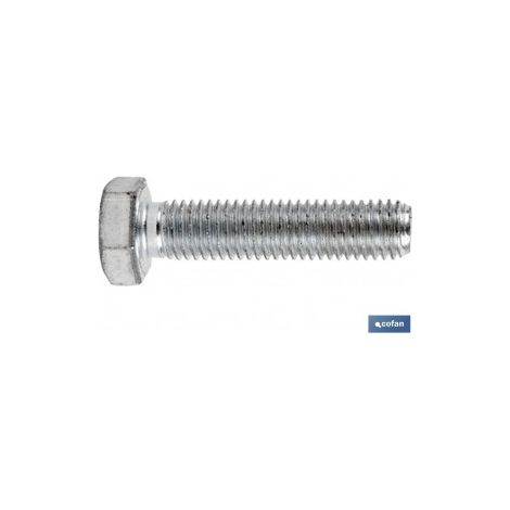 Boulon hexagonal cofan din-933 c-10.9 m8x35 haute résistance filetage complet