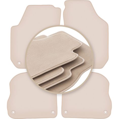 Tappetini beige PREMIUM per: Skoda Fabia II hatchback, station wagon 2007-2014