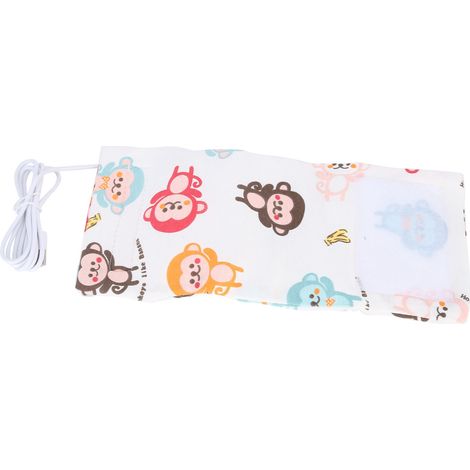 Chauffe-biberon portable USB, sac isotherme pour lait avec motif singe, pratique voyage (1/5)