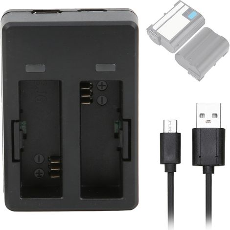 Chargeur de batterie double emplacement avec câble de charge pour caméra SJCAM SJ6 Legend (1/5)