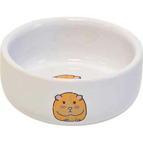 Nobby Nager Napf Keramik Hamster Ø 8 cm weiß (1/2)