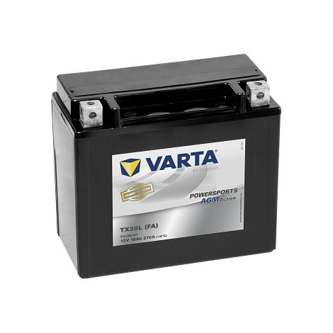 Batterie Moto VARTA Powersports AGM Active TX20L (FA) - 12V 18Ah 270A (1/2)